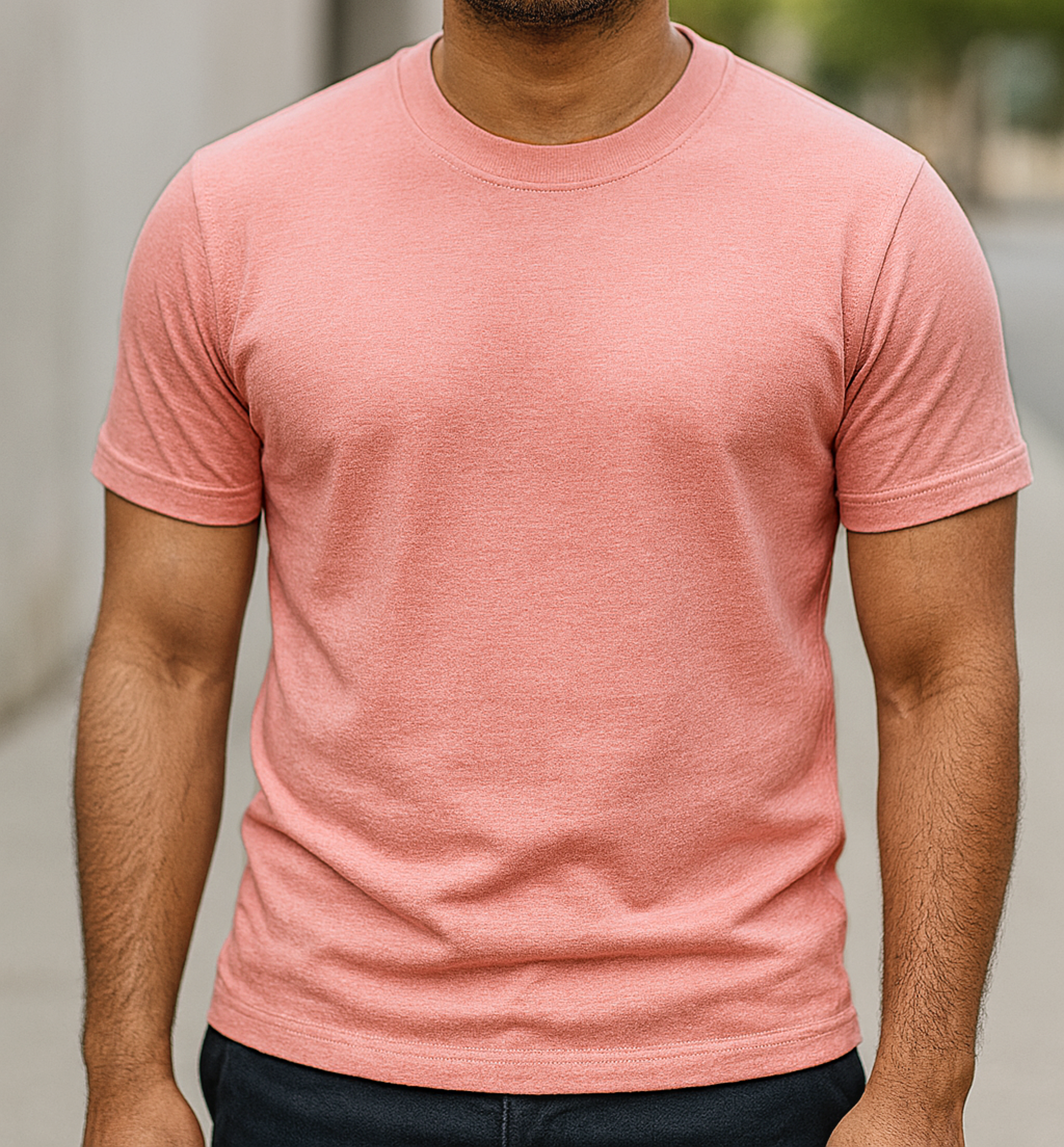 Basic T-shirt (Salmon peach)