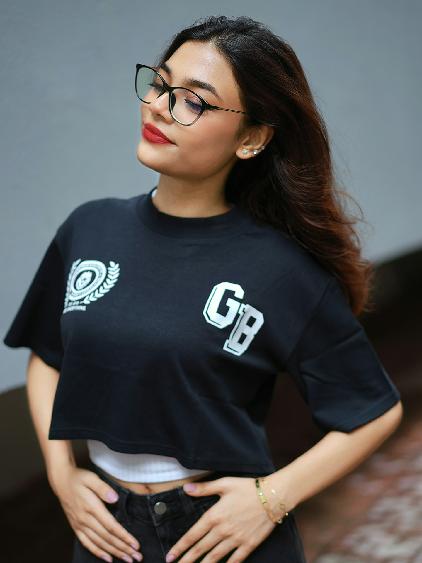 Black Drop-Crop