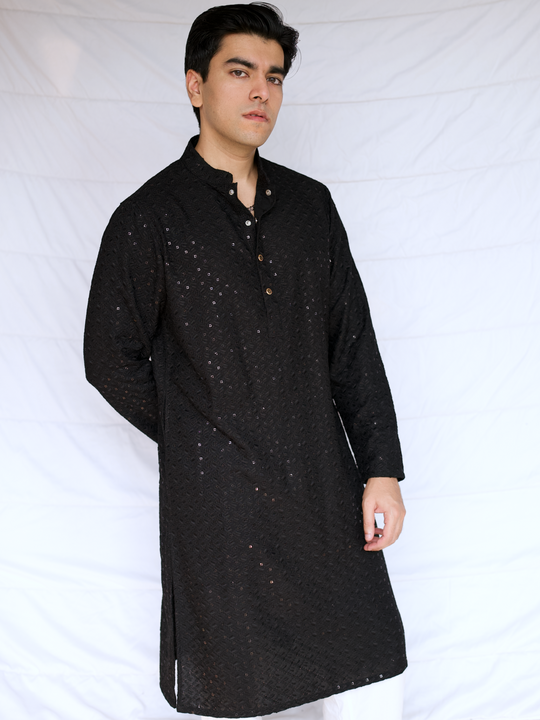 EID PANJABI - Black Classic