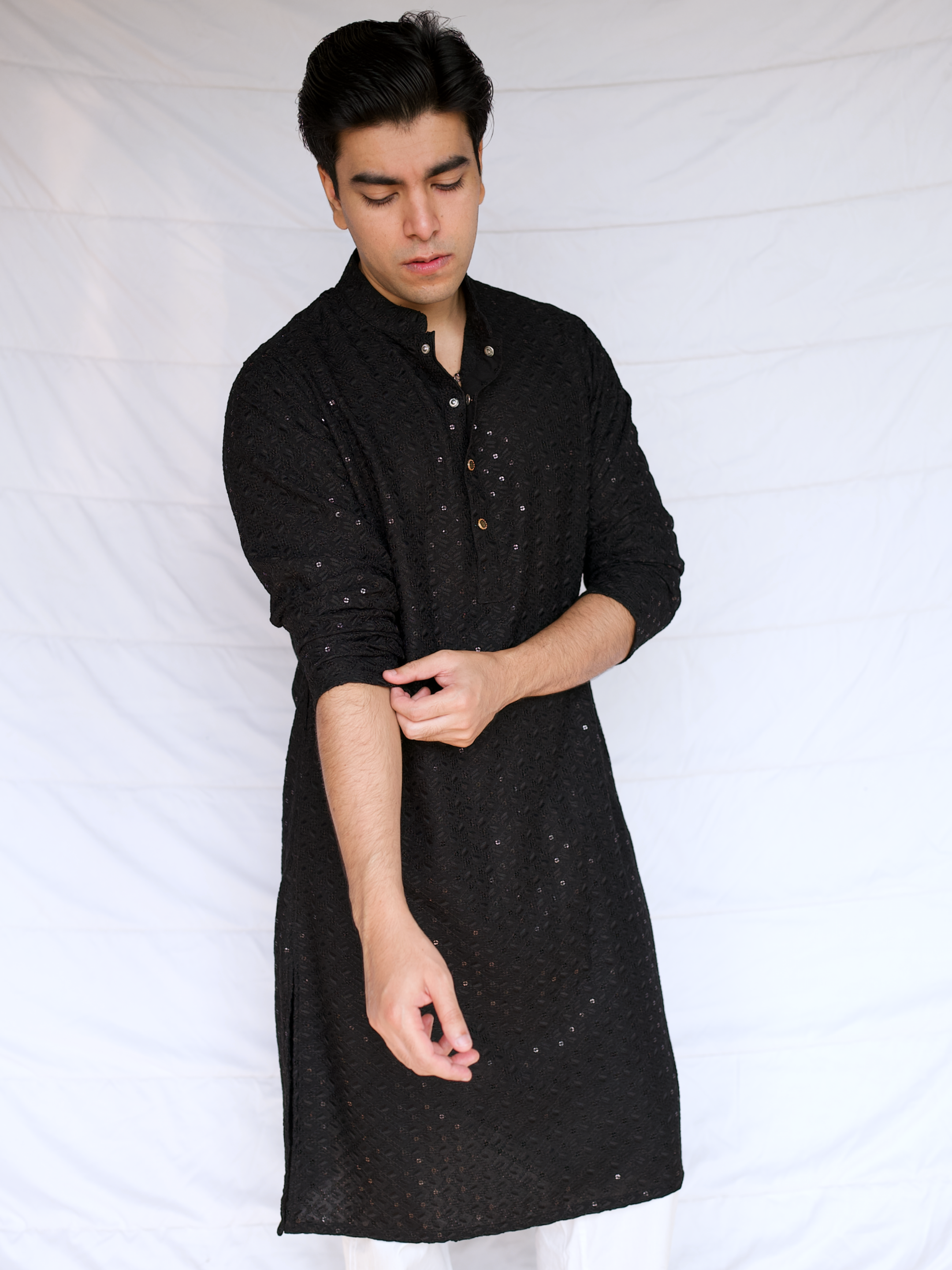 EID PANJABI - Black Classic