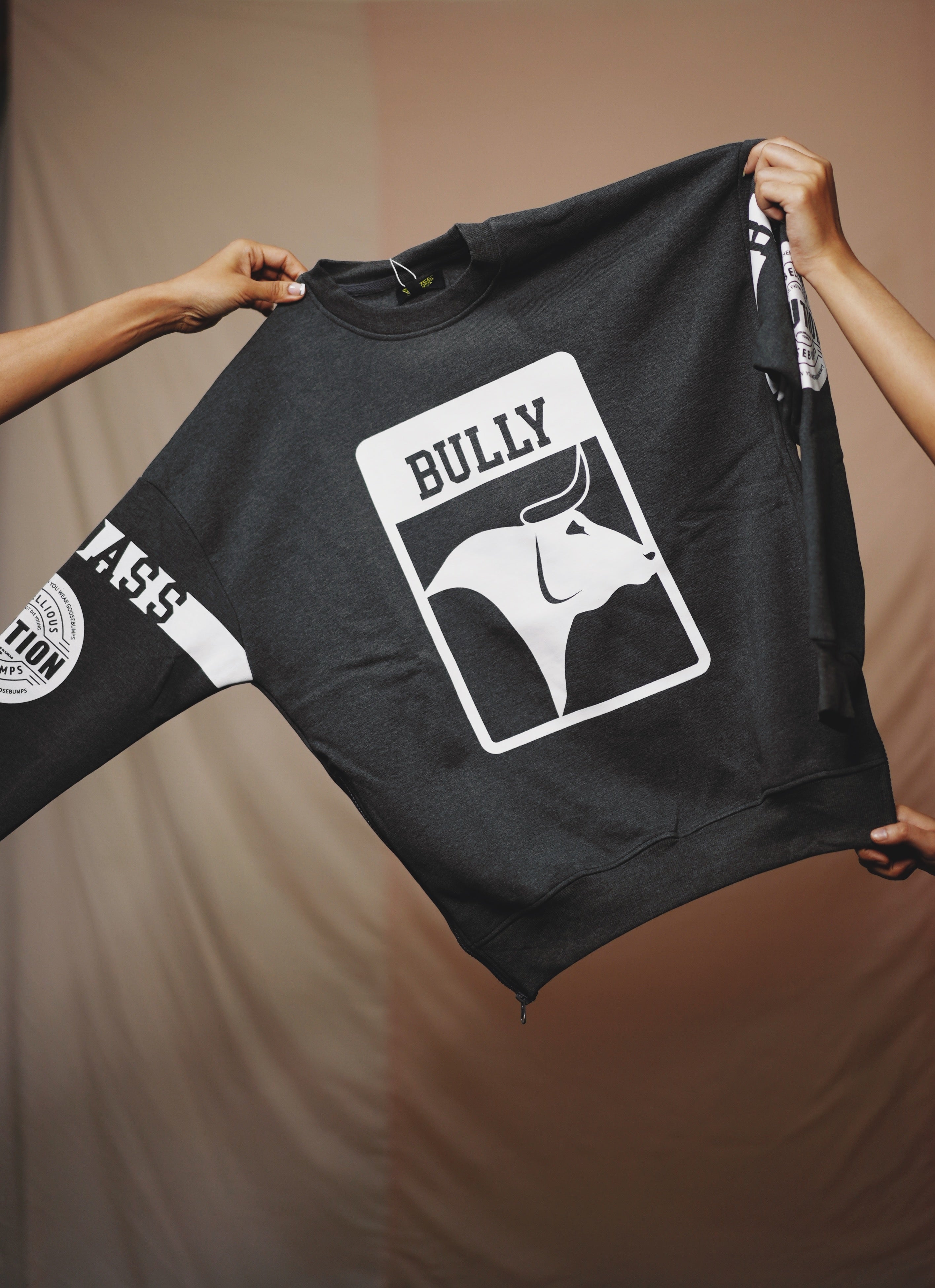 Gris OH Black Drawstring Sweatshirt main image 0