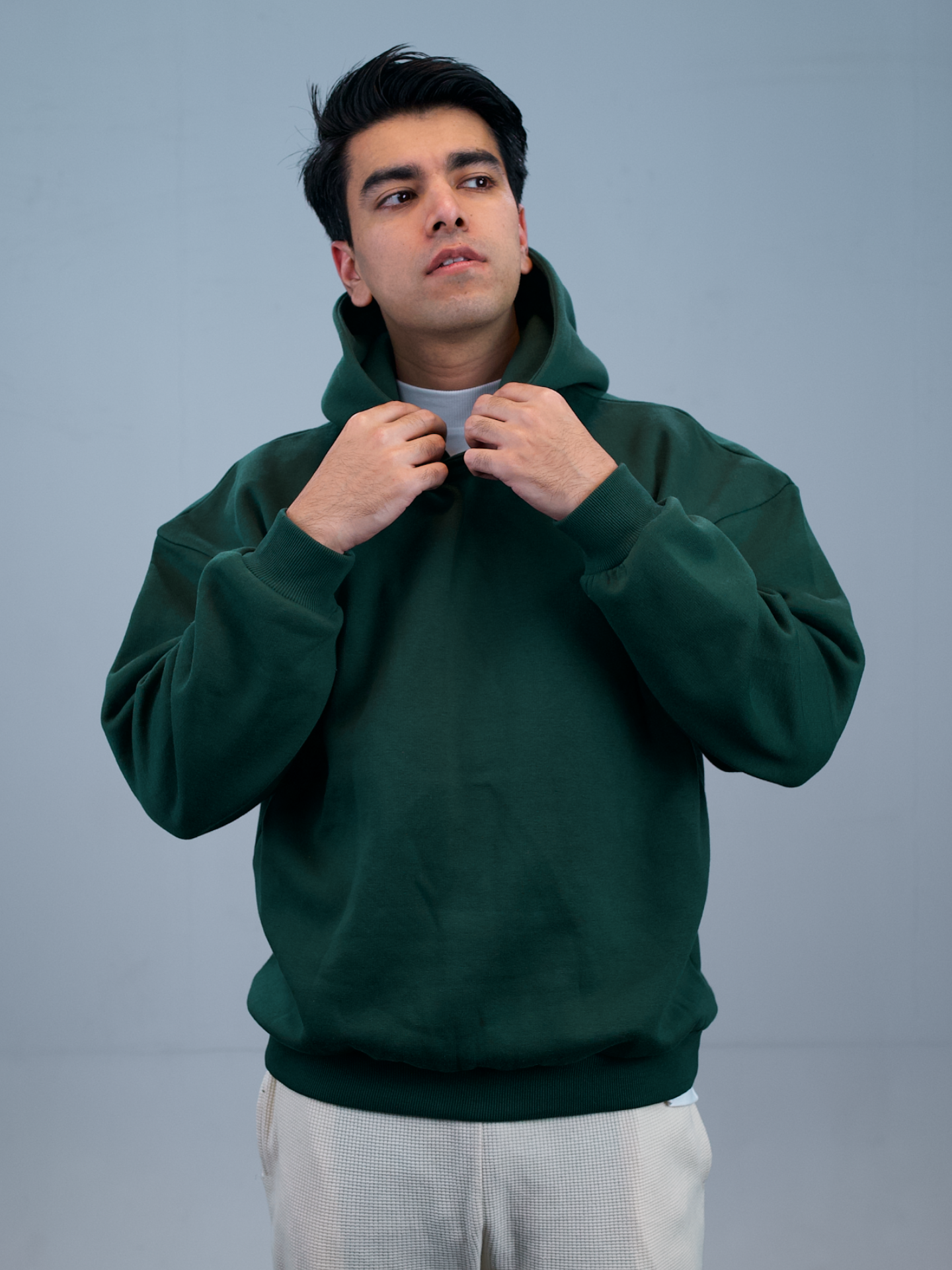 Oversized Hoodie - Forest Green