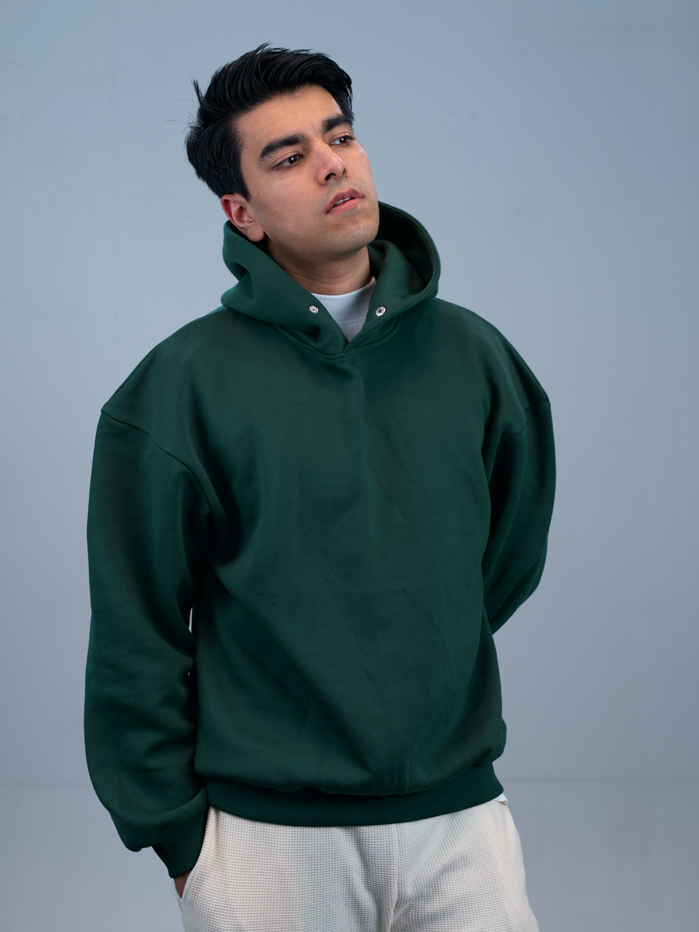 Oversized Hoodie - Forest Green