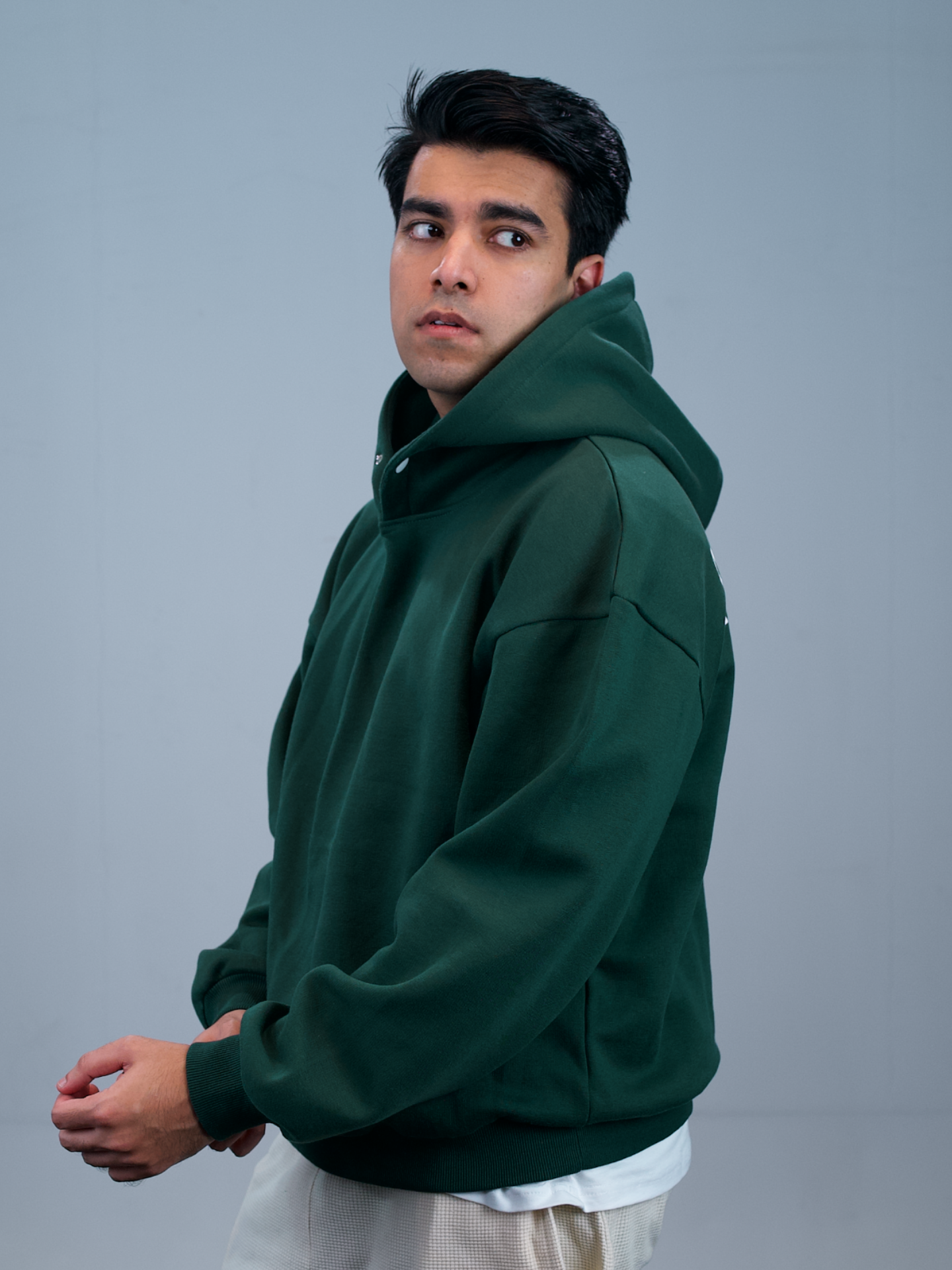 Oversized Hoodie - Forest Green