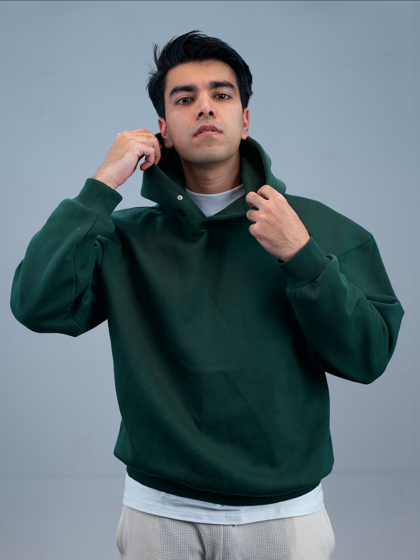 Oversized Hoodie - Forest Green