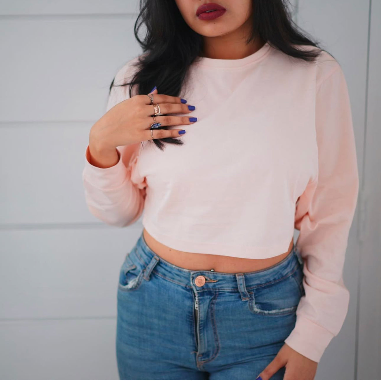 Full sleeve Crop-top