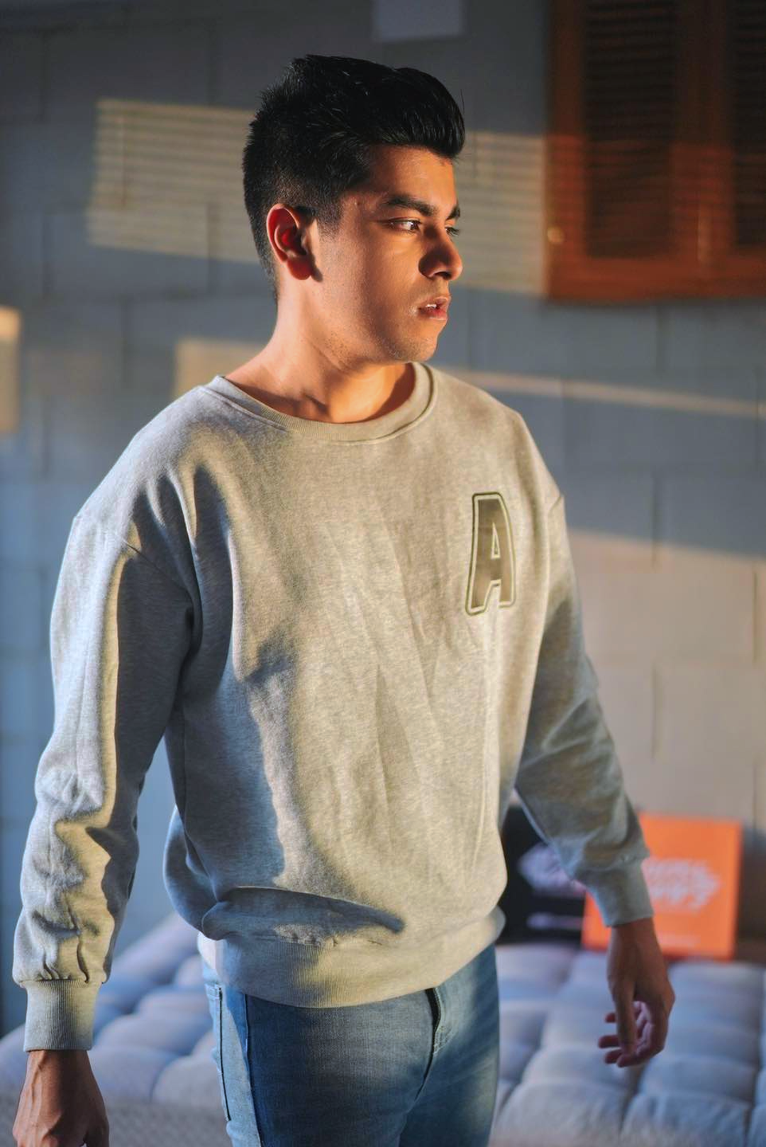 Sweatshirt - Light grey