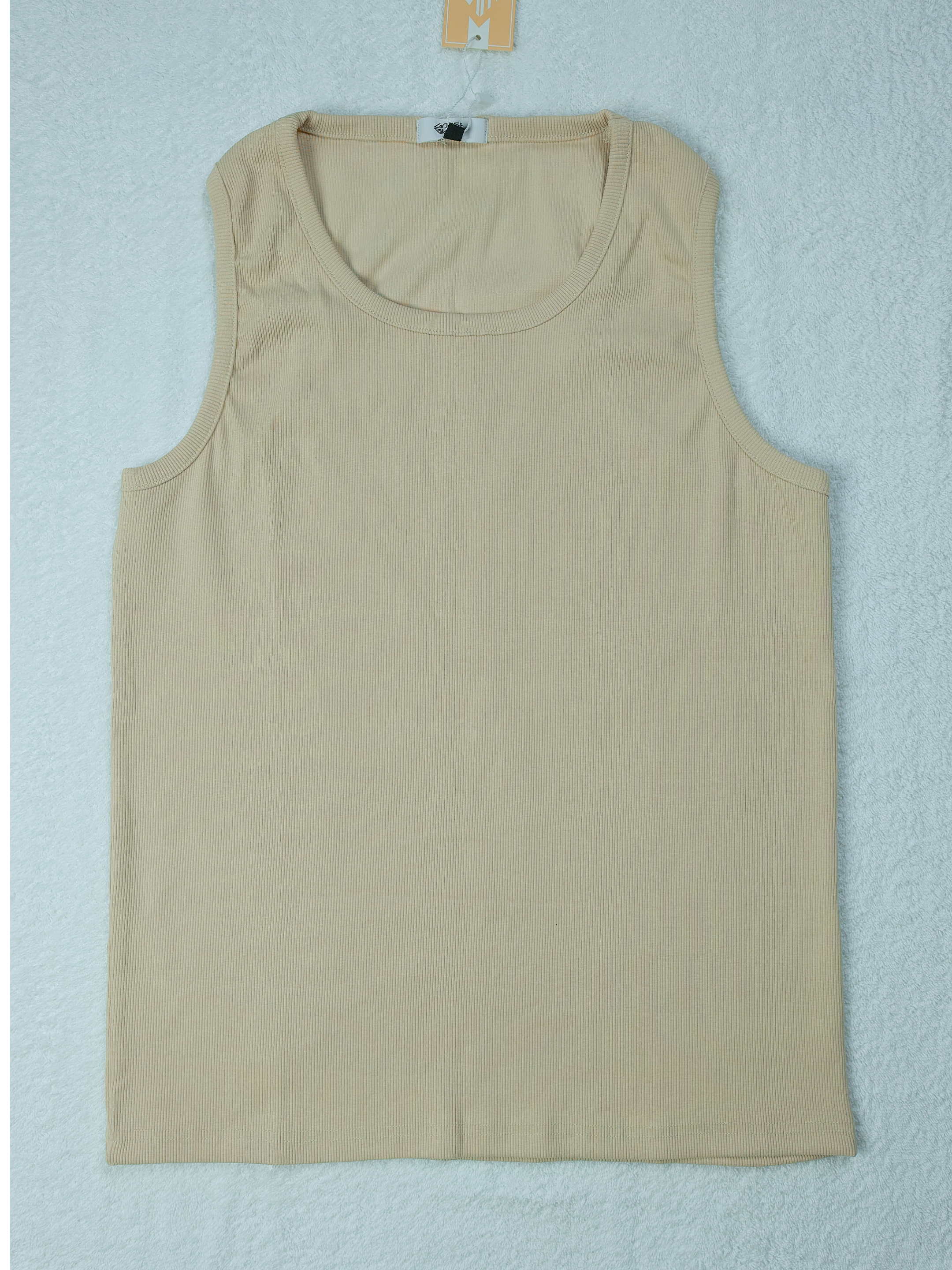Mens Tank - Beige