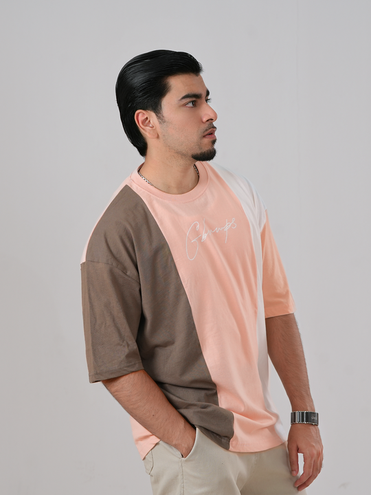 NUDE GREY PINK - DROP SHOULDER