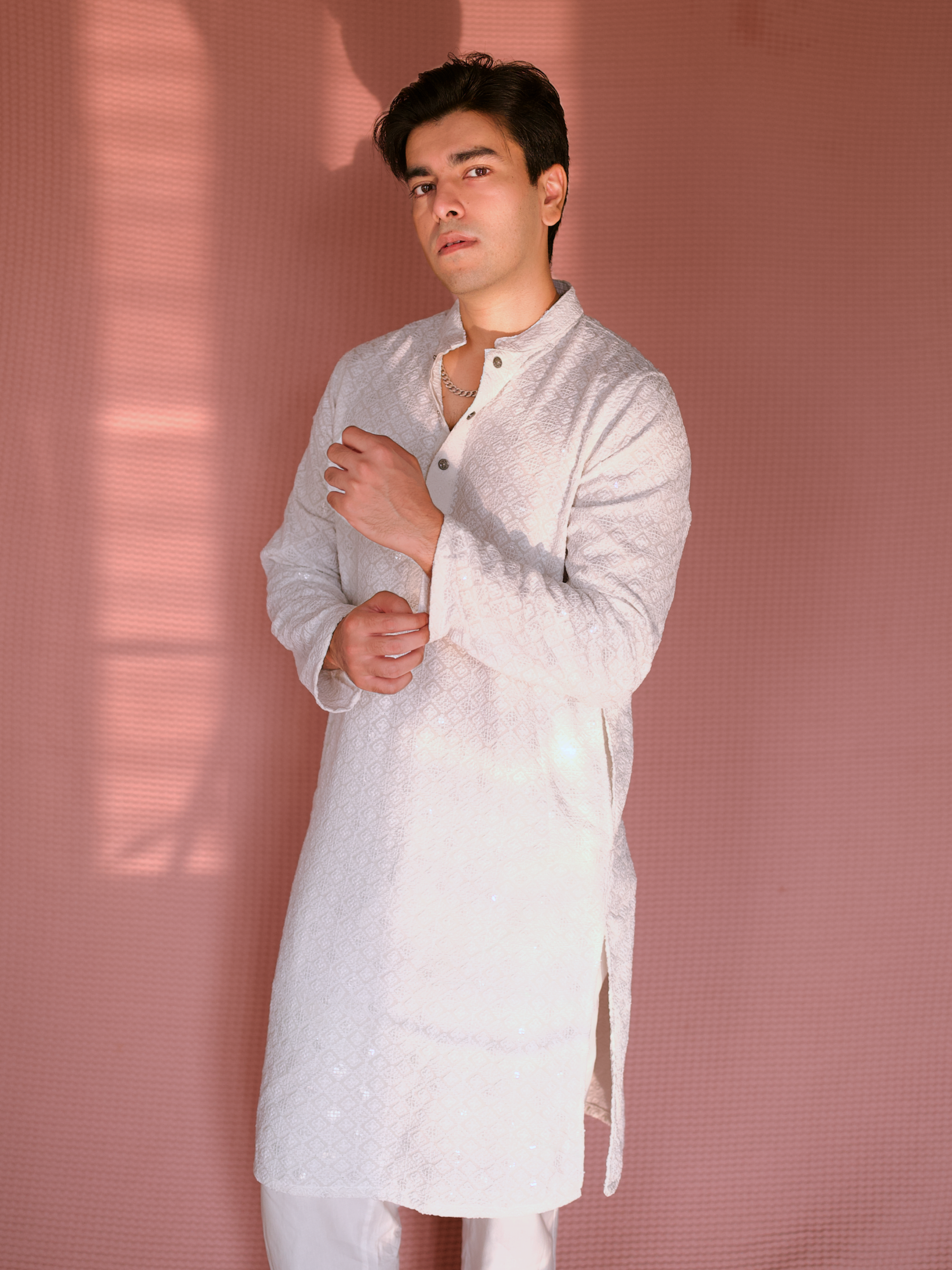 EID PANJABI - WHITE CLASSIC