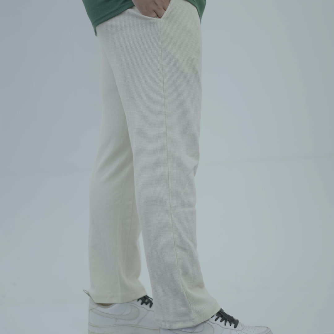 BAGGY PANTS - Cream White