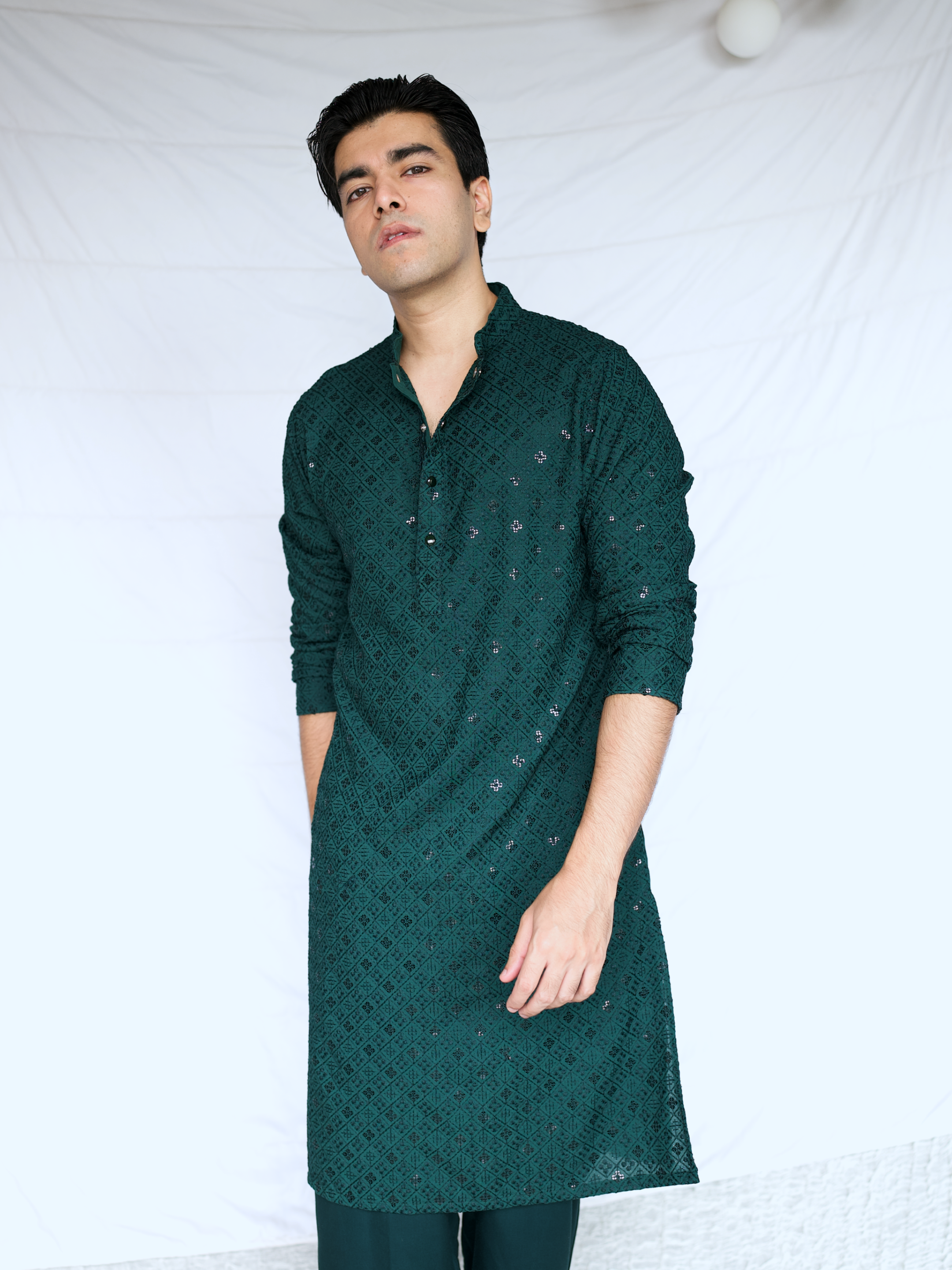 EID PANJABI - GREEN