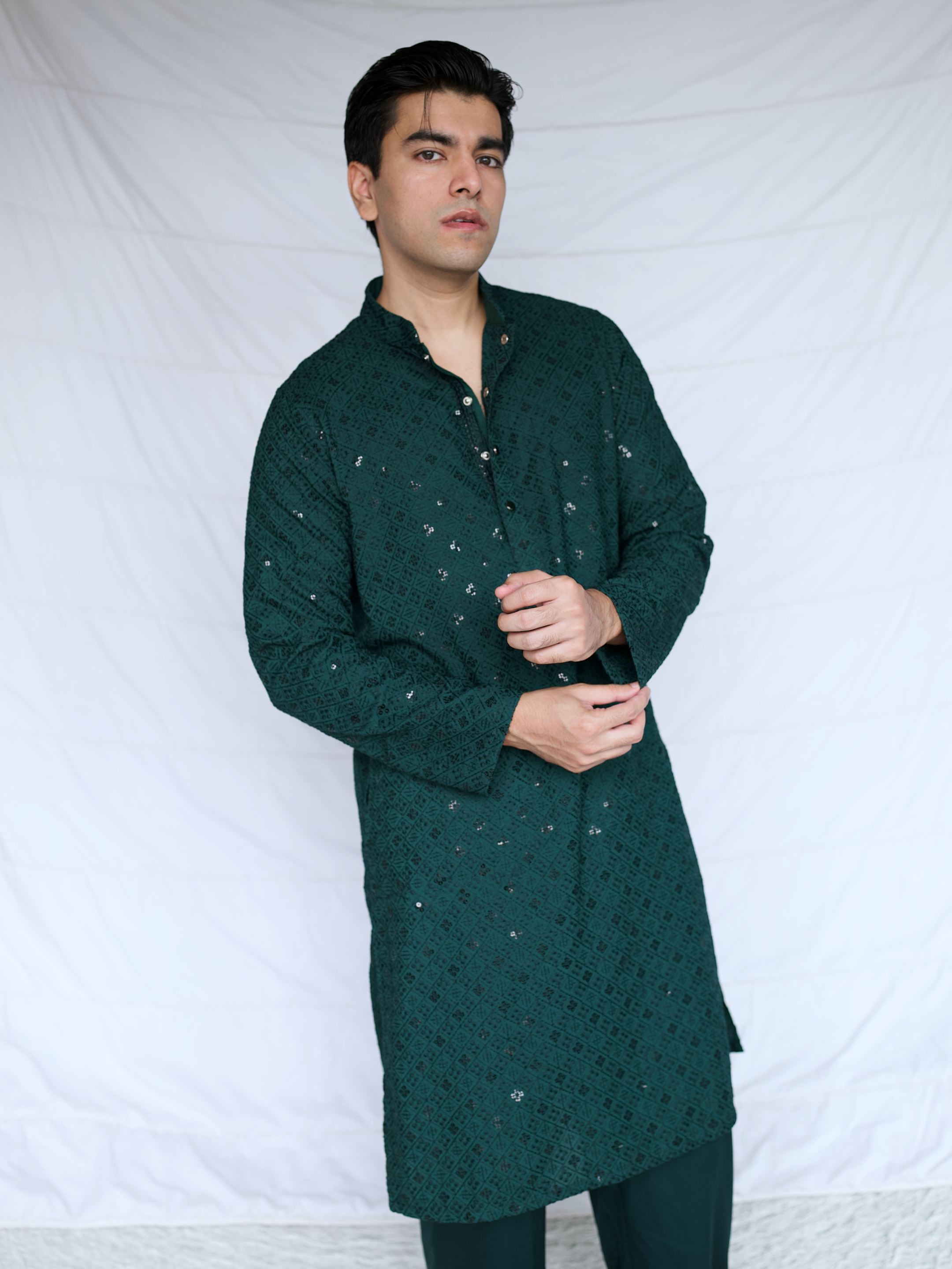 EID PANJABI - GREEN