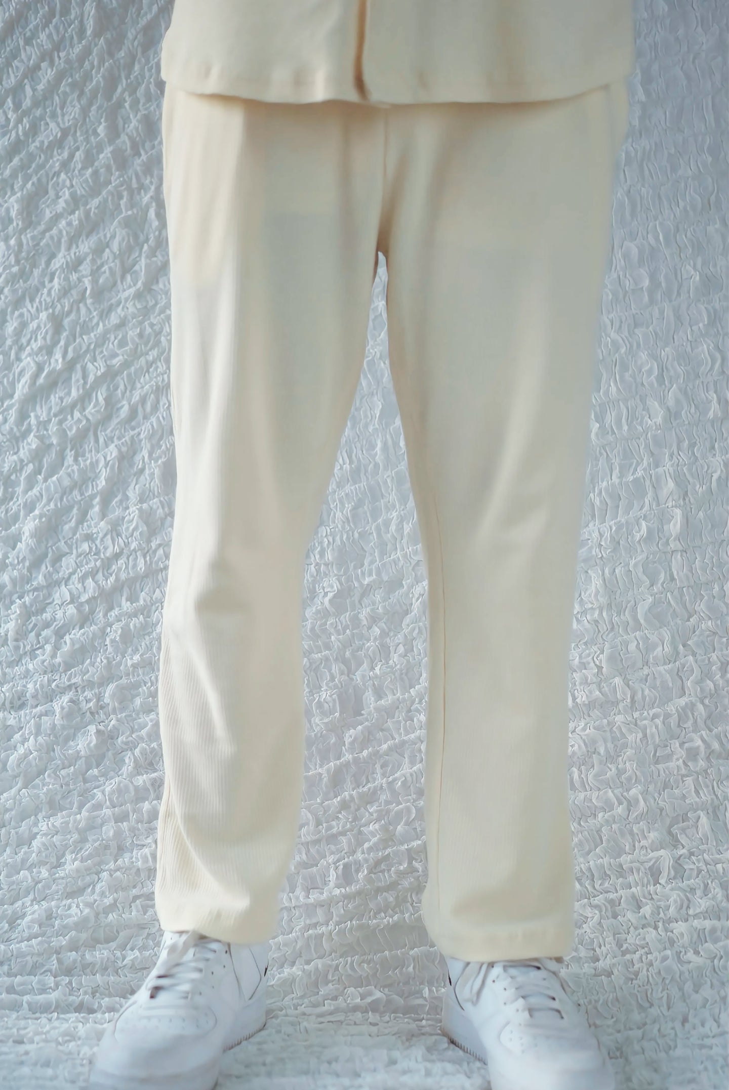 BAGGY PANTS - Cream White