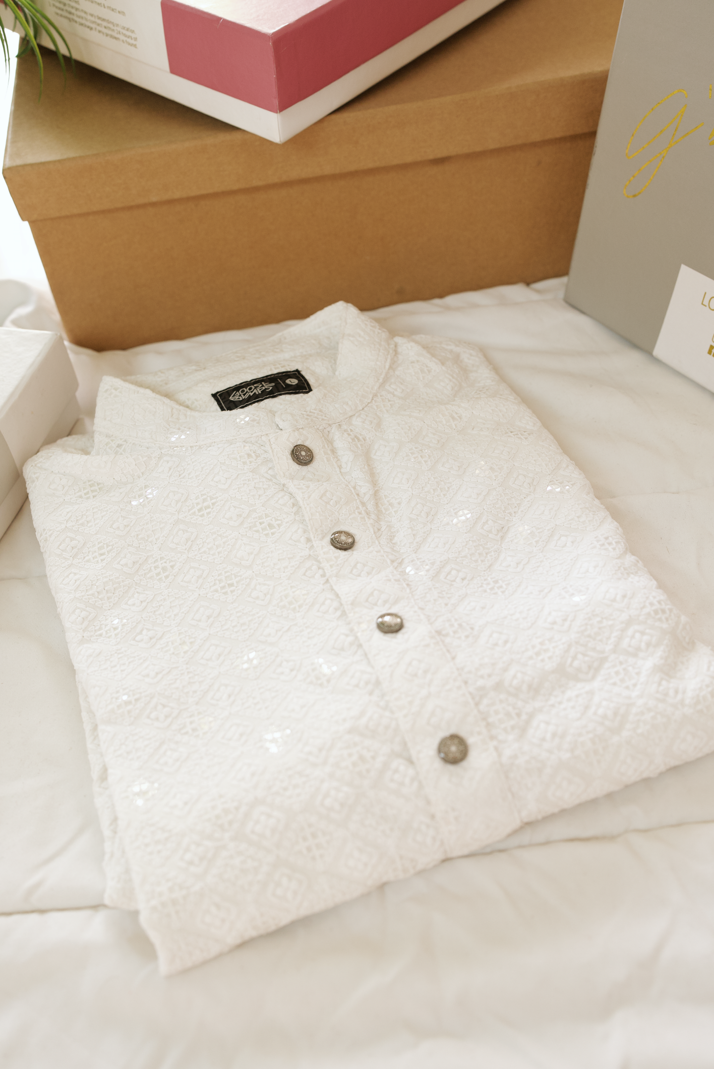 EID PANJABI - WHITE CLASSIC