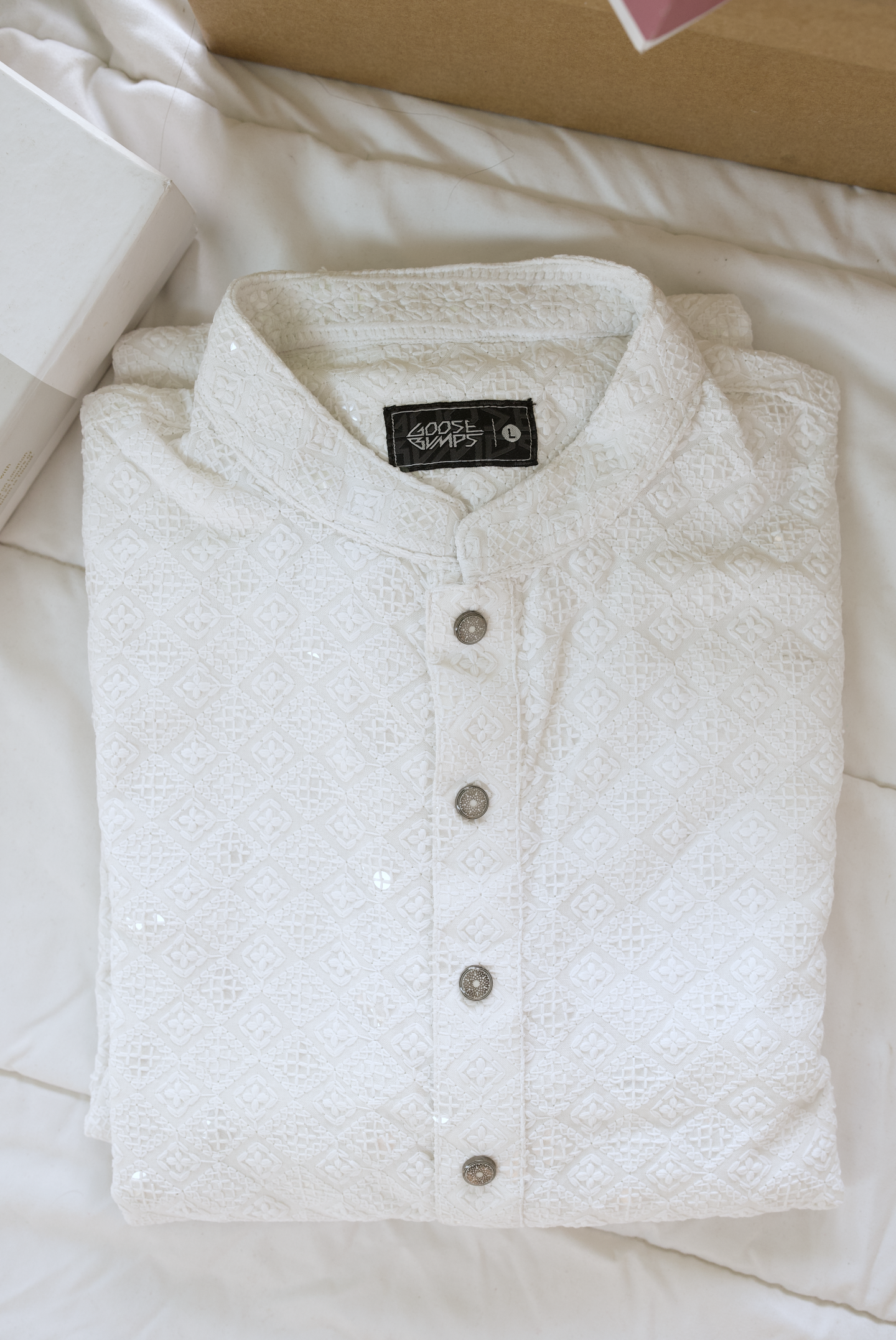 EID PANJABI - WHITE CLASSIC