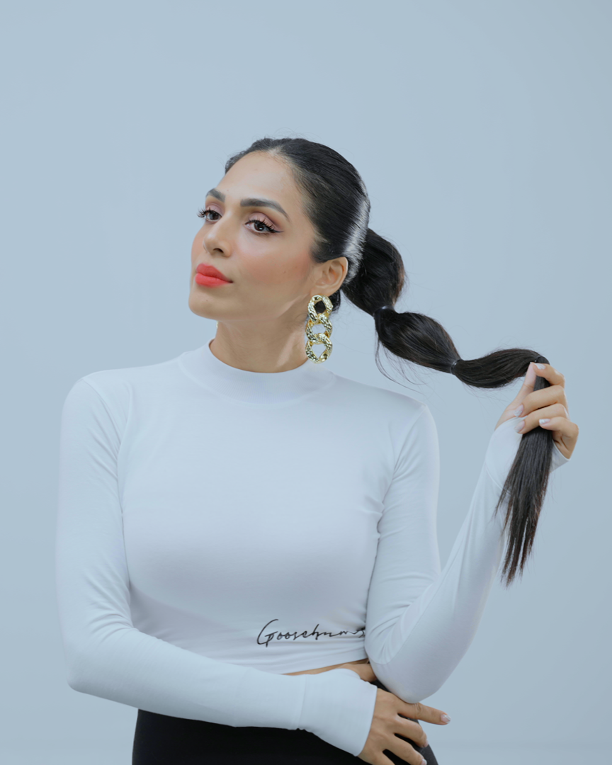 Full Sleeve Sports Crop Top