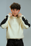 HOODIE | Cream Black