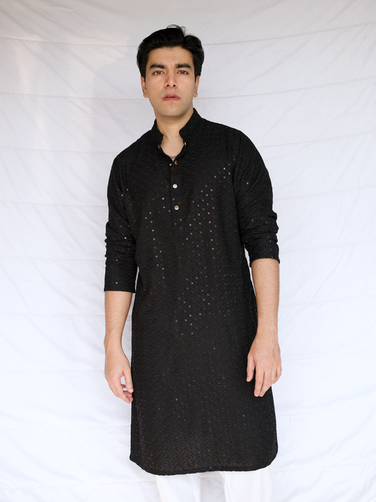 EID PANJABI - Black Classic