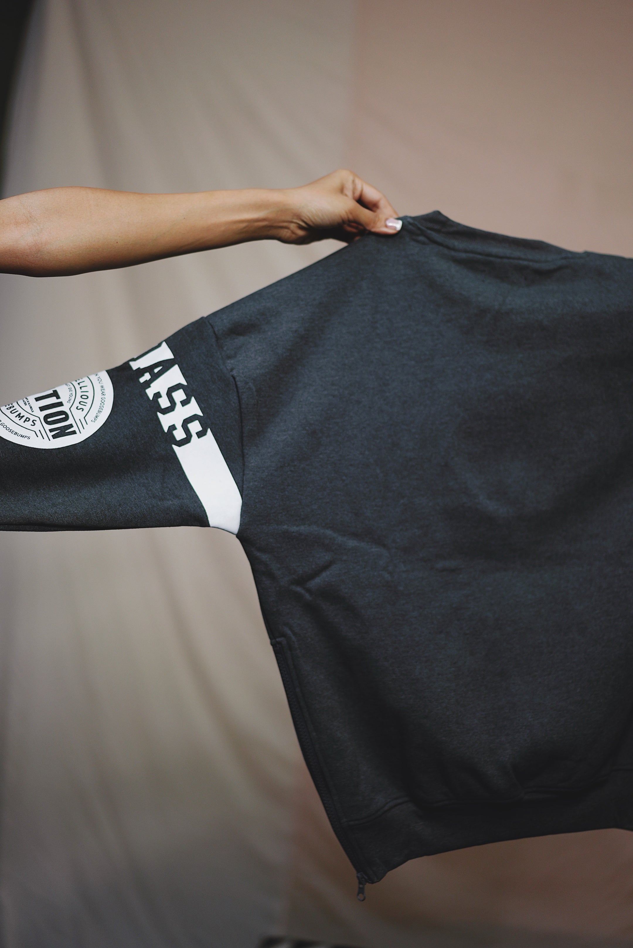 Sweatshirt - Zip dark grey