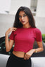 Crop top - Blood Red