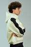 HOODIE | Cream Black