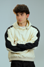 HOODIE | Cream Black