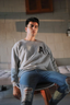 Sweatshirt - Light grey