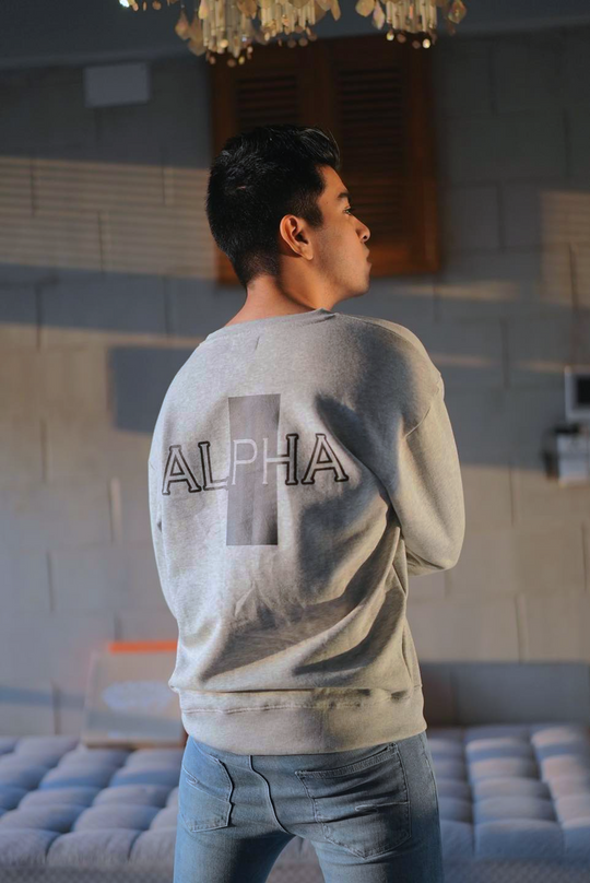 Sweatshirt - Light grey