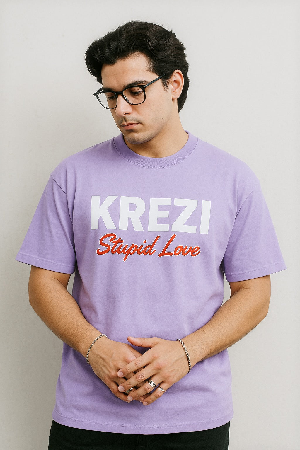 DROP SHOULDER - Krezi Purple