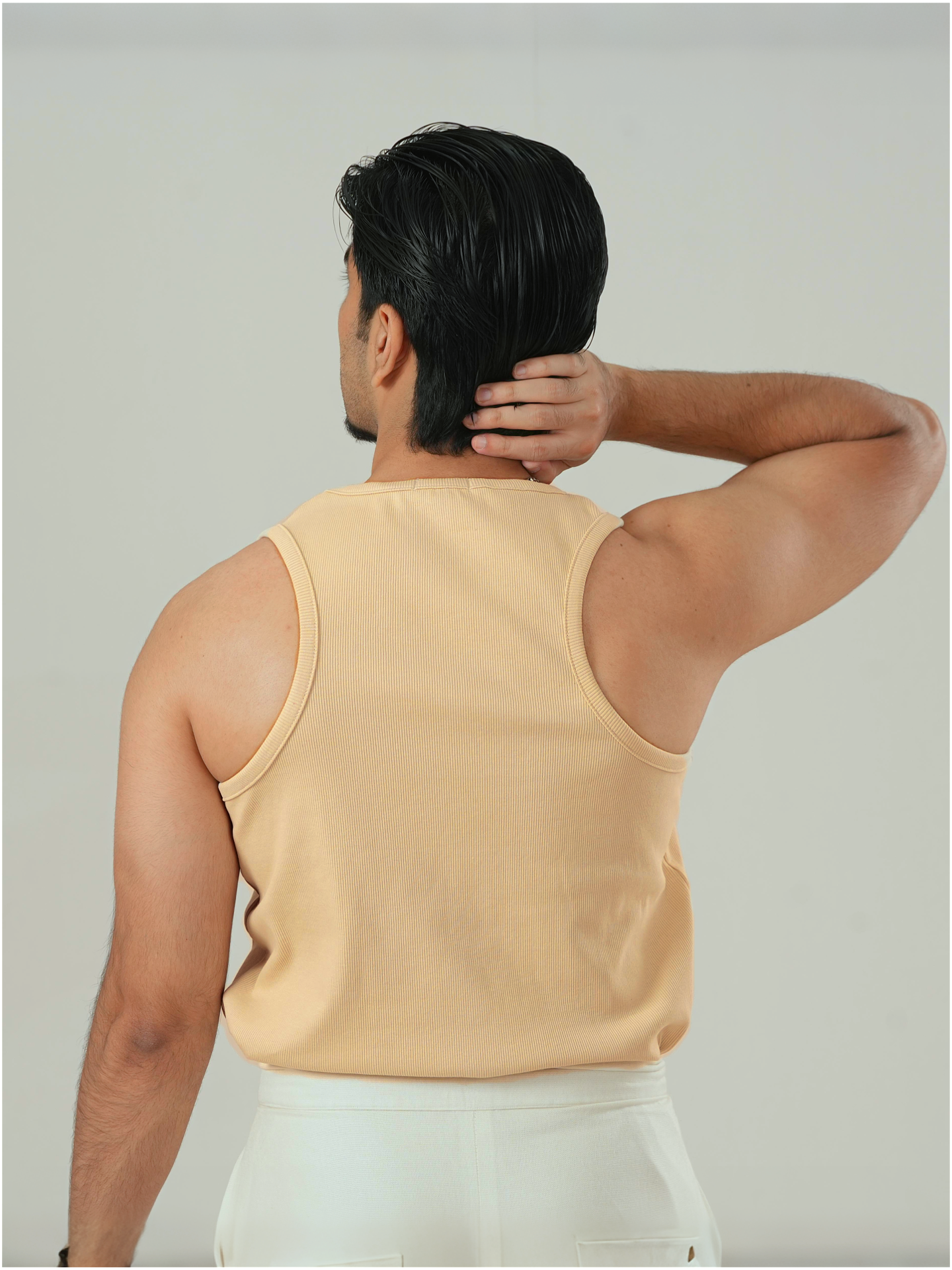 Mens Inner Vest - Beige