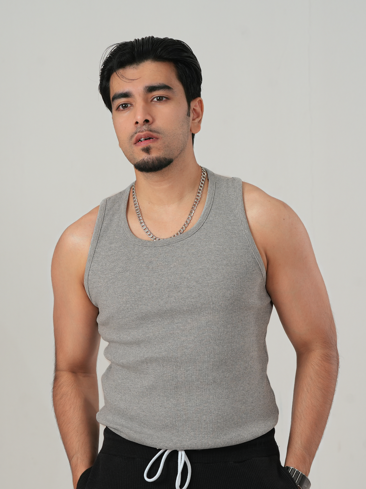Mens Inner Vest - Grey