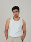 Mens Inner Vest - White