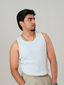 Mens Inner Vest - White