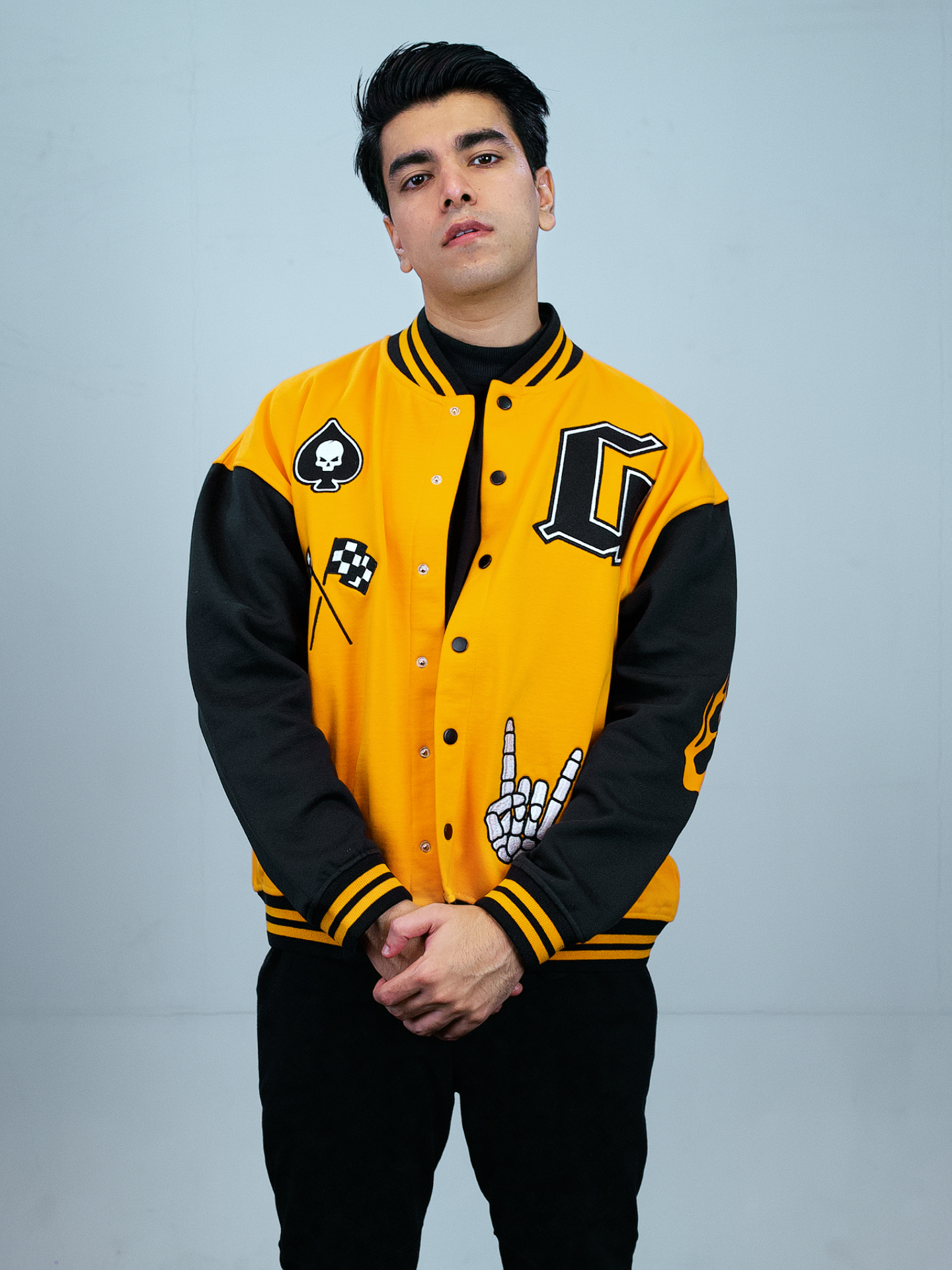 Varsity Jacket - Mustard Yellow