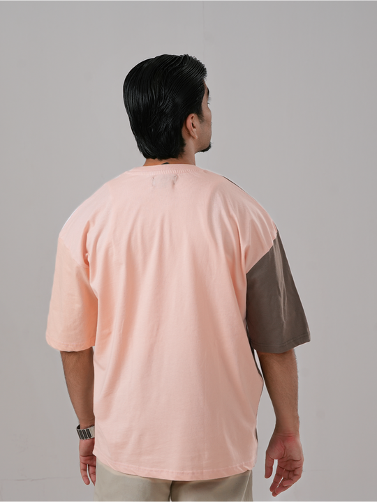 NUDE GREY PINK - DROP SHOULDER