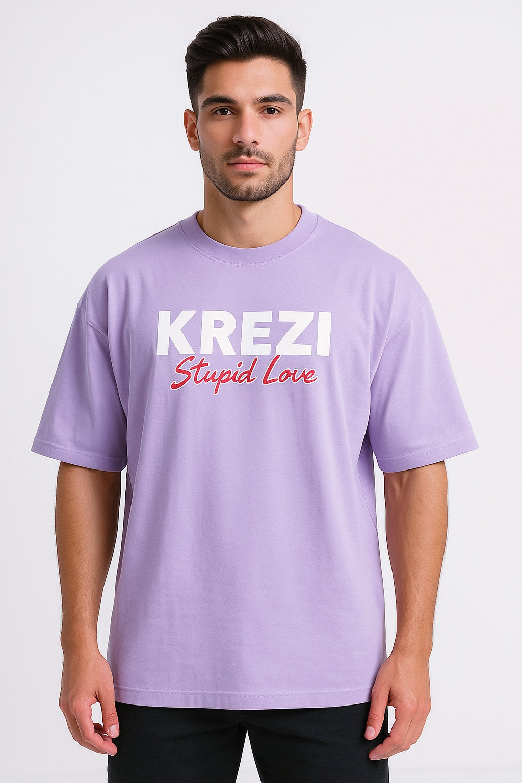 DROP SHOULDER - Krezi Purple
