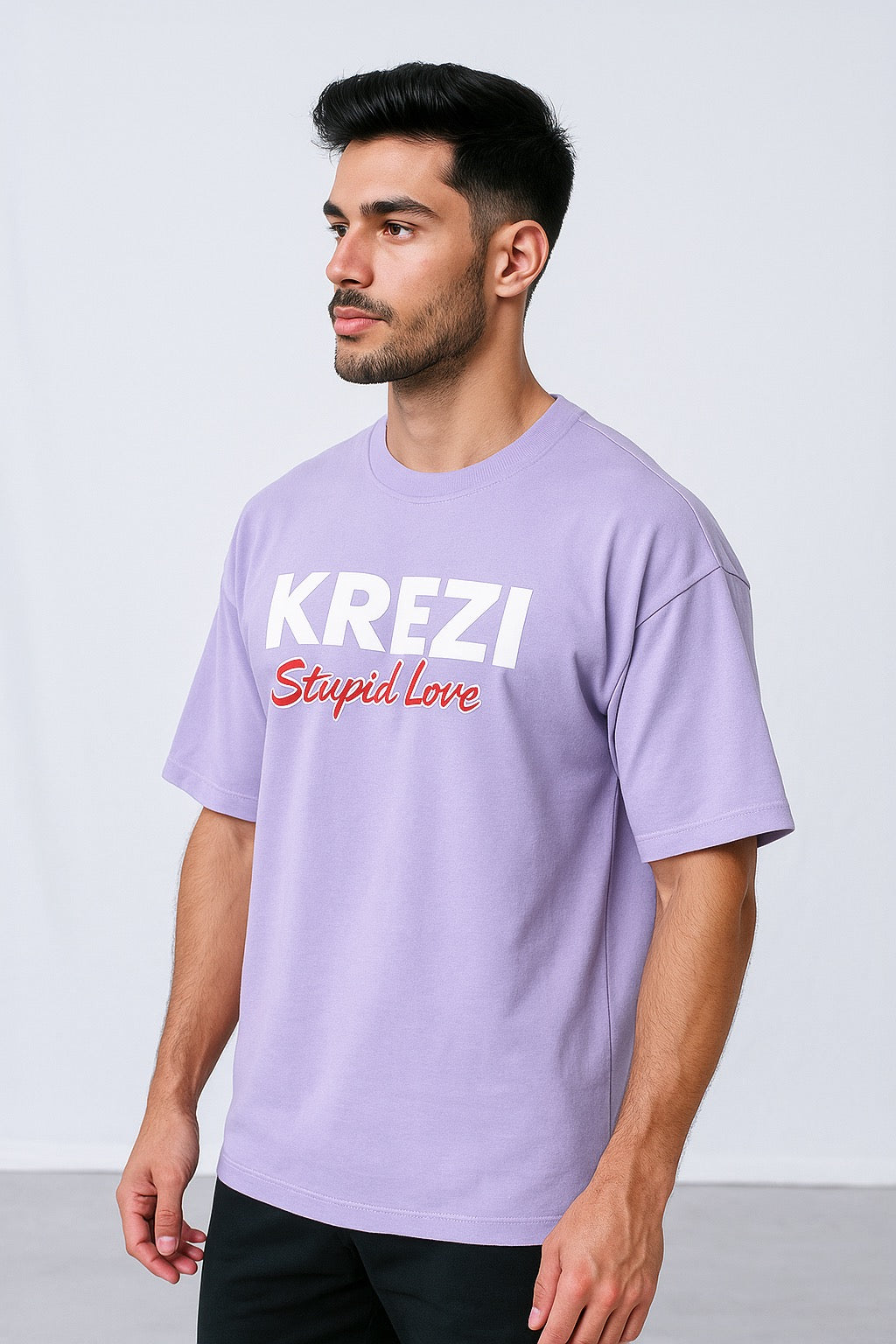 DROP SHOULDER - Krezi Purple