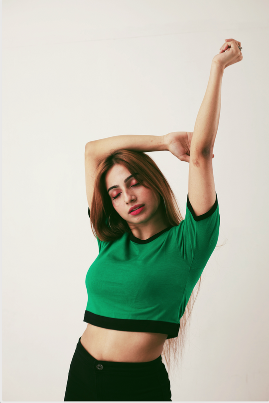 Crop Top - (Green)