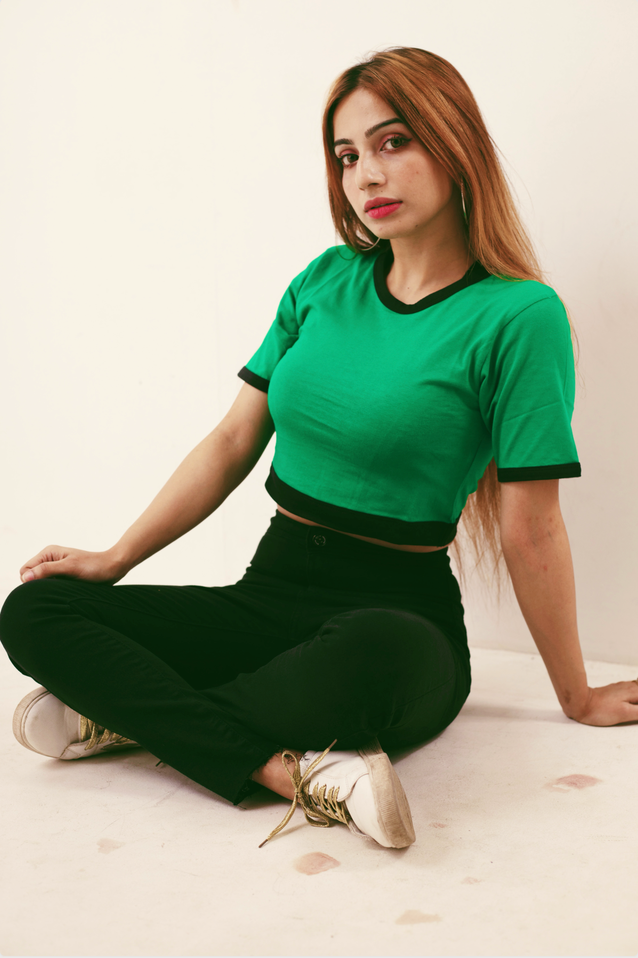 Crop Top - (Green)
