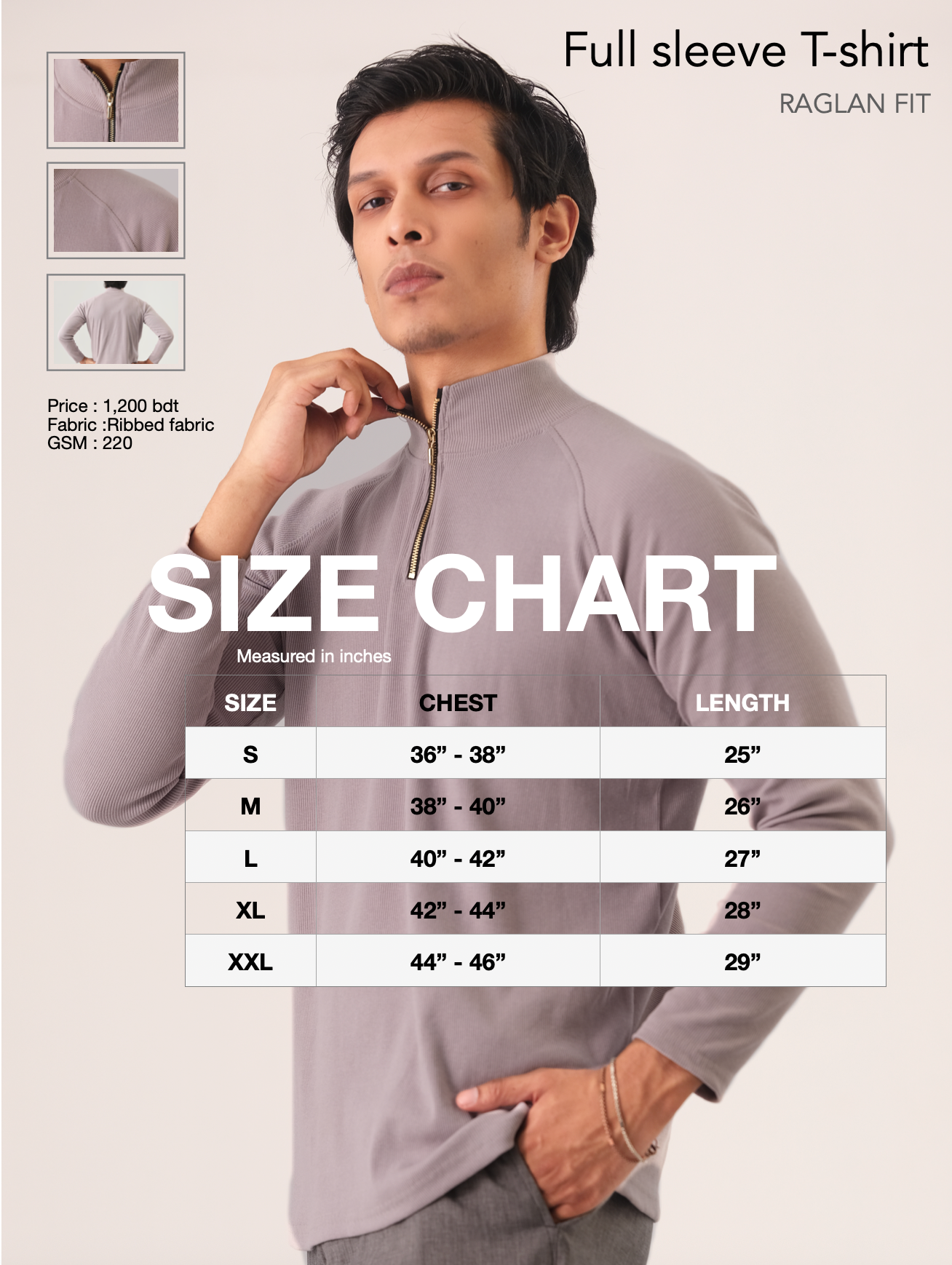 Long Sleeve Raglan | Lavender