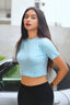 Crop top - Baby blue
