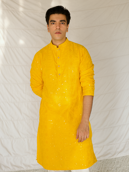 EID PANJABI - Spring Yellow