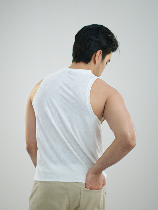 Gym Tank | Rebel White