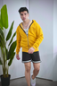 ZIPPED HOODIE - Mustard Yellow