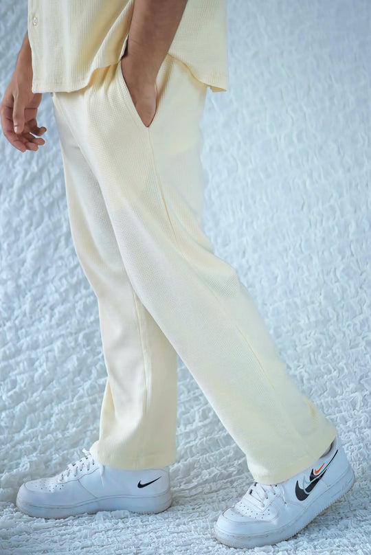 BAGGY PANTS - Cream White
