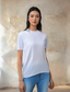 White basic t-shirt